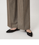 ［size SHORT/TALLあり］ホームスパン ストレート パンツ ストレッチ