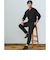 【WEB限定】JUST fit ウールライク 1プリーツ イージースラックス パンツ -ストレッチ-