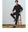 【WEB限定】JUST fit ウールライク 1プリーツ イージースラックス パンツ -ストレッチ-