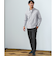 【WEB限定】JUST fit ウールライク 1プリーツ イージースラックス パンツ -ストレッチ-