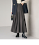 シアー プリーツ スカート