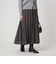 シアー プリーツ スカート