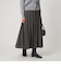 シアー プリーツ スカート