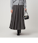 シアー プリーツ スカート