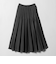 シアー プリーツ スカート