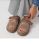 ＜UGG＞グリーンポート ストラップ スライド サンダル