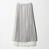 ［size SHORT/TALLあり］2WAY チュール プリント プリーツ スカート