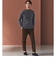 【WEB限定】JUST fit コーデュロイ 1プリーツ イージースラックス パンツ -ストレッチ-