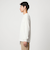 メッシュ レイヤード クルーネック ニット