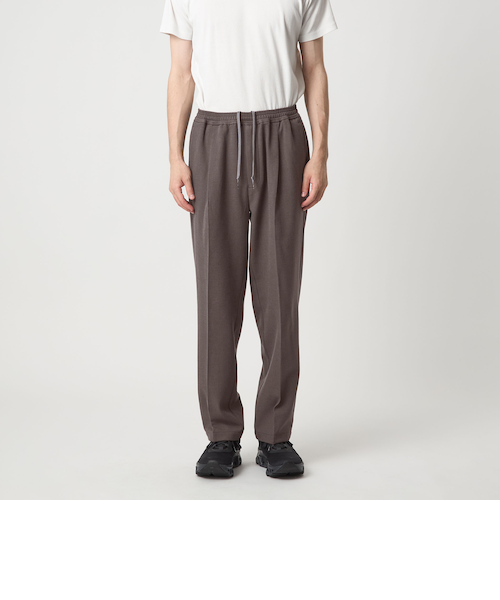 TRカルゼ 裏起毛 オルマイ ワイド パンツ -2WAYストレッチ-｜グリーン