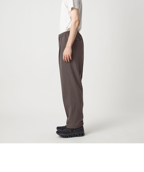 TRカルゼ 裏起毛 オルマイ ワイド パンツ -2WAYストレッチ-｜グリーン
