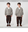 【別注】＜UNIVERSAL OVERALL＞Vネック 裏毛 カーディガン / キッズ 100cm-130cm