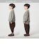 【別注】＜UNIVERSAL OVERALL＞Vネック 裏毛 カーディガン / キッズ 100cm-130cm