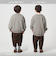 【別注】＜UNIVERSAL OVERALL＞Vネック 裏毛 カーディガン / キッズ 100cm-130cm