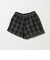 チェック ラップキュロット（ブラック） / キッズ  100cm-160cm