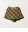 チェック ラップキュロット（イエロー） / キッズ  100cm-160cm