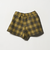 チェック ラップキュロット（イエロー） / キッズ  100cm-160cm