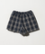 チェック ラップキュロット（ネイビー） / キッズ  100cm-160cm