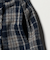 チェック ラップキュロット（ネイビー） / キッズ  100cm-160cm
