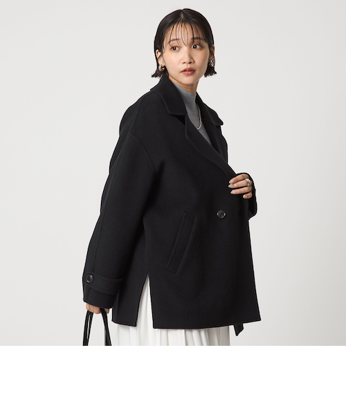 size SHORTあり］リバー テーラード ミドルコート｜グリーンレーベル