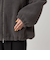 【WEB限定】＜at ease＞フェイクシープファー フード ブルゾン