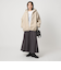 【WEB限定】＜at ease＞フェイクシープファー フード ブルゾン