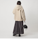 【WEB限定】＜at ease＞フェイクシープファー フード ブルゾン