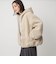 【WEB限定】＜at ease＞フェイクシープファー フード ブルゾン