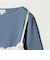 起毛レースキャミ×テレコロング Tシャツ セット / キッズ