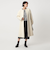 ［size SHORTあり］SENTDALE WOOL セントデールウール ノーカラー コート
