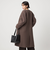 ［size SHORTあり］SENTDALE WOOL セントデールウール ノーカラー コート