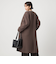 ［size SHORTあり］SENTDALE WOOL セントデールウール ノーカラー コート
