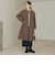 ［size SHORTあり］SENTDALE WOOL セントデールウール ノーカラー コート