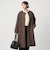 ［size SHORTあり］SENTDALE WOOL セントデールウール ノーカラー コート