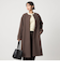 ［size SHORTあり］SENTDALE WOOL セントデールウール ノーカラー コート