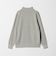＜gim＞25F H/MLN ハーフジップ プルオーバー ニット -ウォッシャブル-