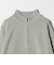 ＜gim＞25F H/MLN ハーフジップ プルオーバー ニット -ウォッシャブル-