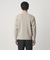 ＜gim＞25F H/MLN ハーフジップ プルオーバー ニット -ウォッシャブル-