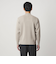 ＜gim＞25F H/MLN ハーフジップ プルオーバー ニット -ウォッシャブル-