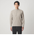 ＜gim＞25F H/MLN ハーフジップ プルオーバー ニット -ウォッシャブル-