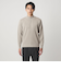 ＜gim＞25F H/MLN ハーフジップ プルオーバー ニット -ウォッシャブル-