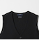 ＜gim＞25F H/MLN ニット ジレ ベスト -ウォッシャブル-