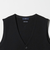 ＜gim＞25F H/MLN ニット ジレ ベスト -ウォッシャブル-