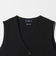 ＜gim＞25F H/MLN ニット ジレ ベスト -ウォッシャブル-