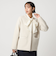 ［size SHORTあり］FOXブレンド セッケツ ノーカラー カーディガン