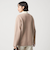［size SHORTあり］FOXブレンド セッケツ ノーカラー カーディガン