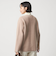 ［size SHORTあり］FOXブレンド セッケツ ノーカラー カーディガン
