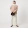 ［size SHORTあり］FOXブレンド セッケツ ノーカラー カーディガン