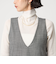 ［size SHORTあり］TWEEDY  ツイーディー Vネック フレア ジャンパースカート