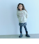 レースエリ 裏毛プルオーバー / キッズ  100cm-160cm